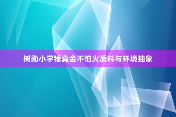 树勋小学锤真金不怕火质料与环境抽象